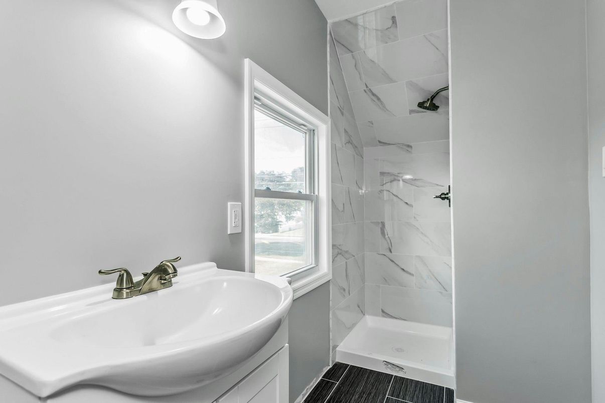 Bathroom, Interior, Marble Walls