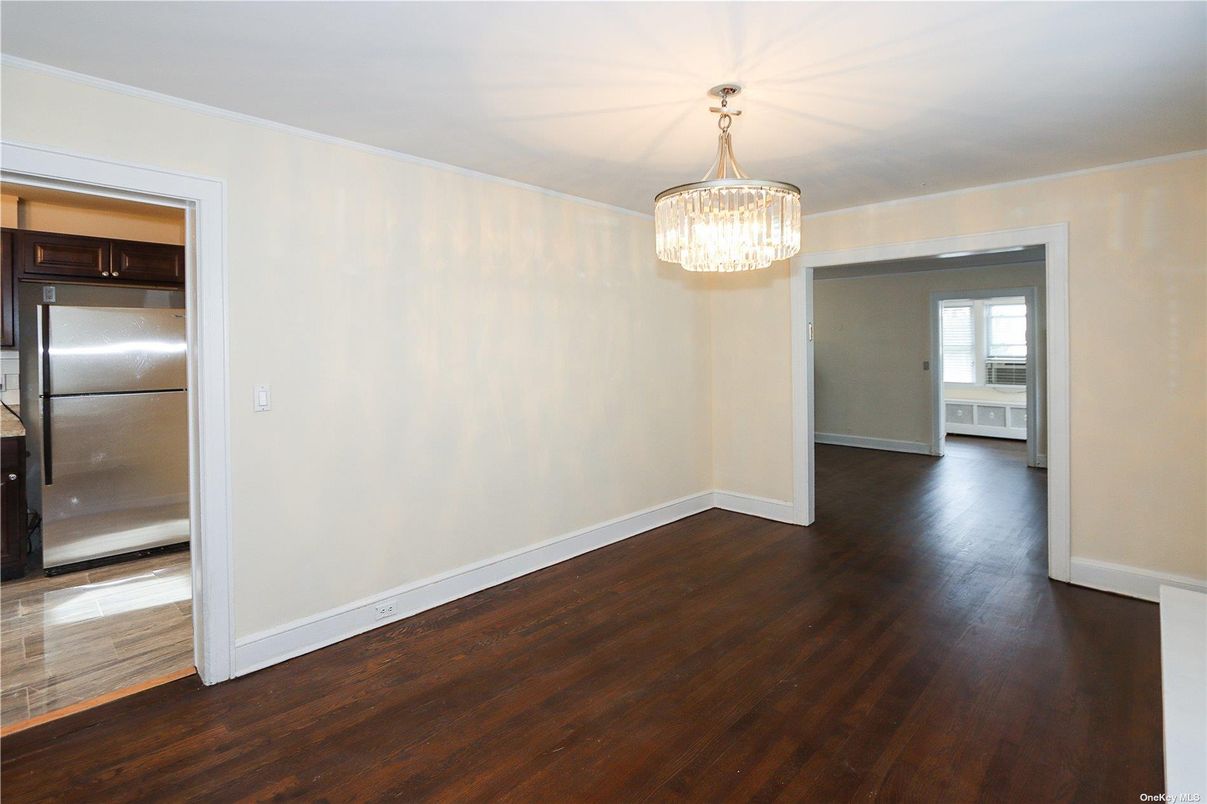 Chandelier, Empty room, Interior, Wood Texture Flooring