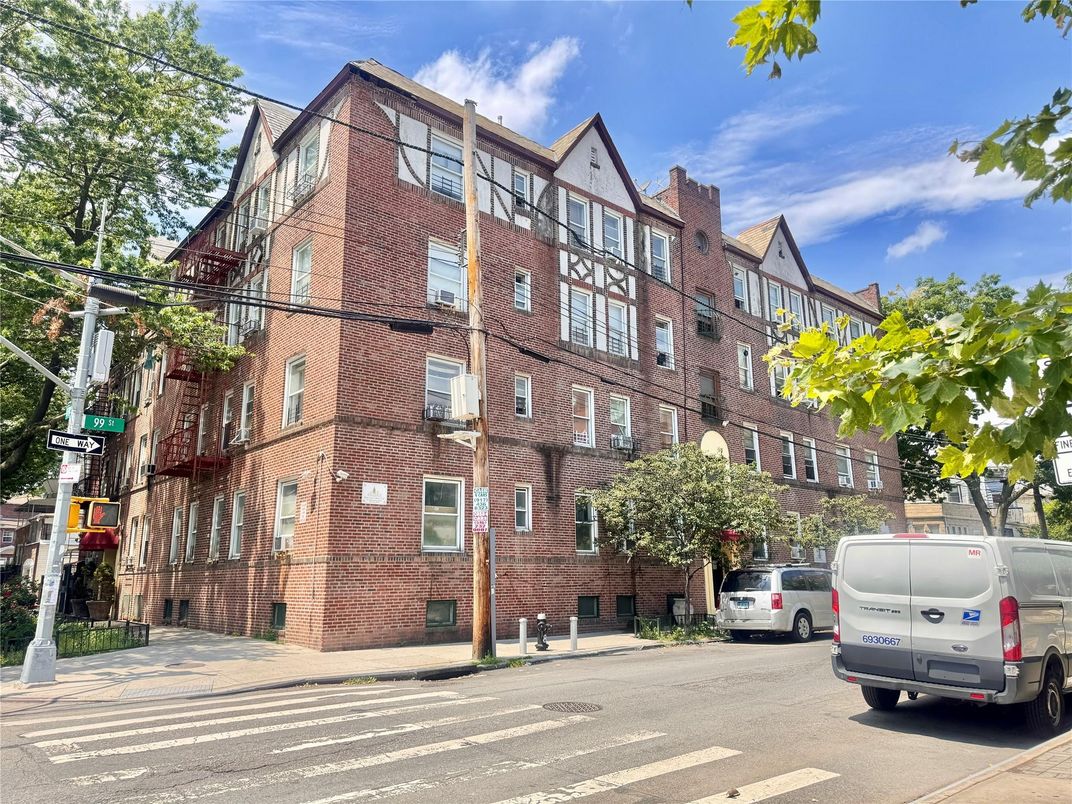 Exterior, Facade, Brick Facade, Condo Building