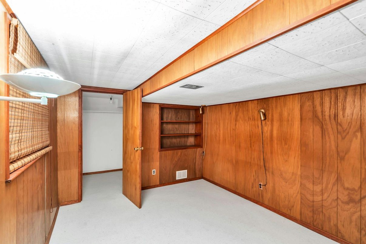 Empty room, Interior, Wooden Walls