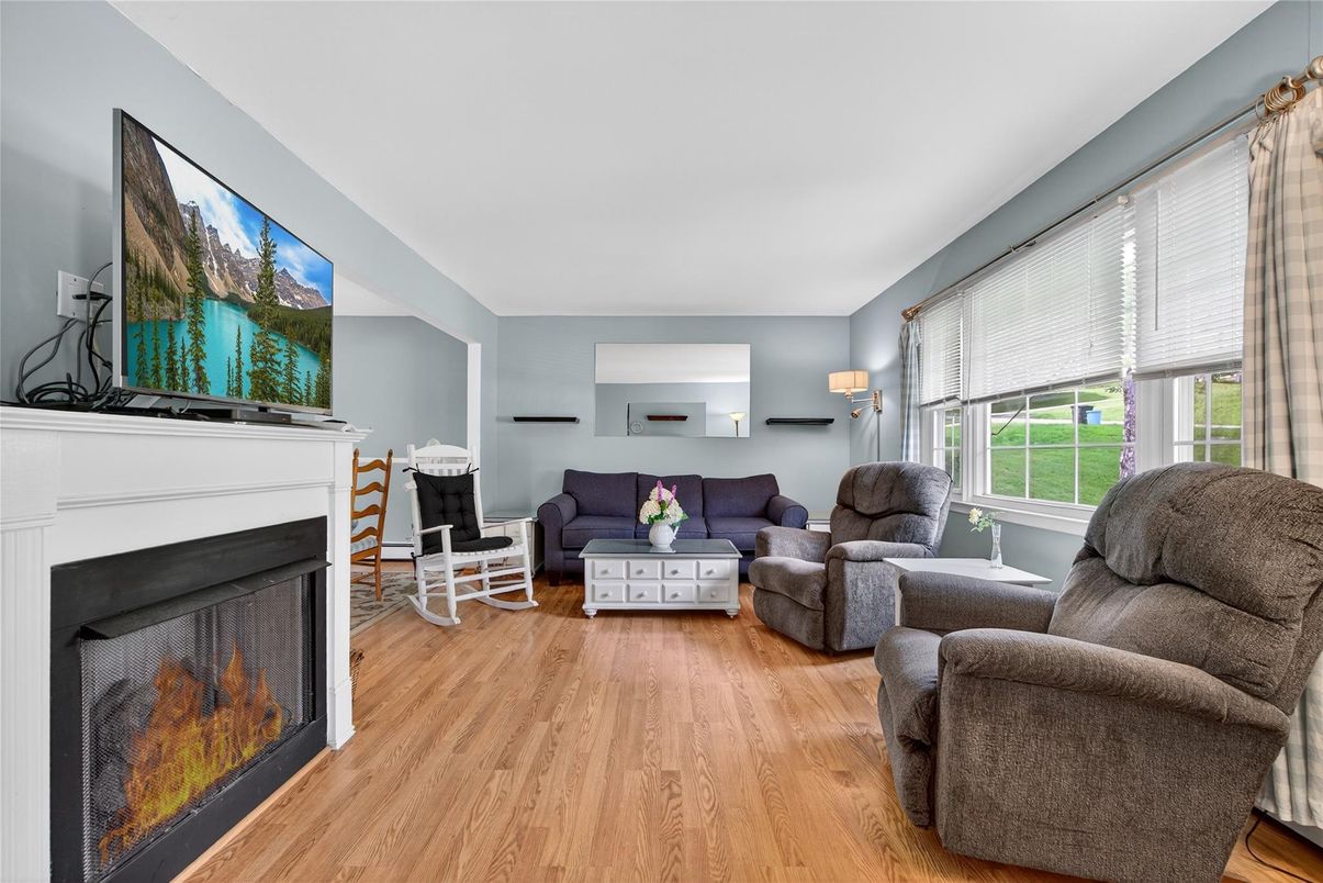 Fireplace, Interior, Living room, Wood Texture Flooring