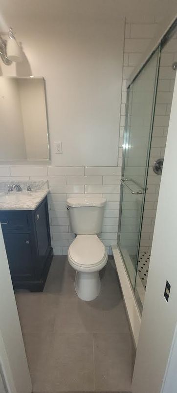 Bathroom, Glass Shower, Interior