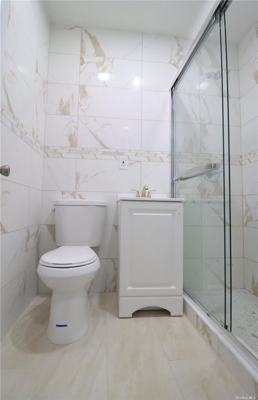 Bathroom, Glass Shower, Interior, Marble Walls