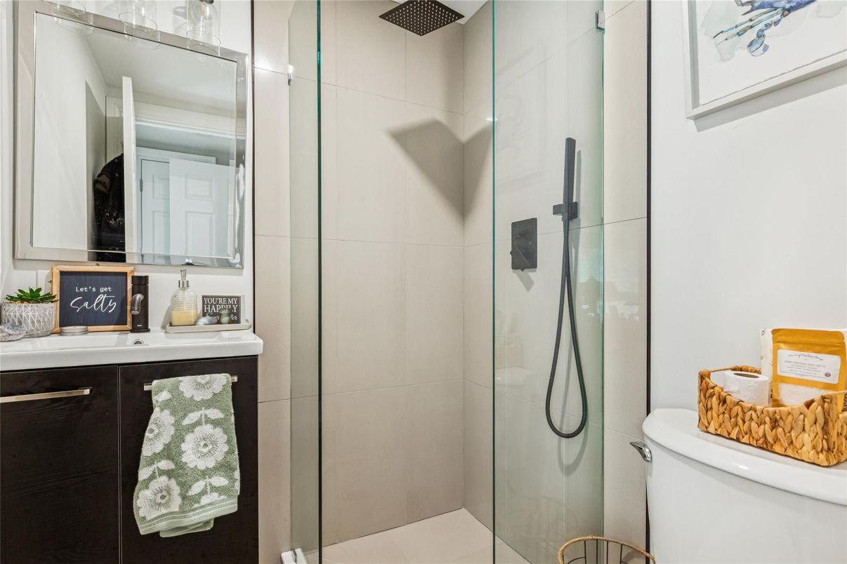 Bathroom, Glass Shower, Interior