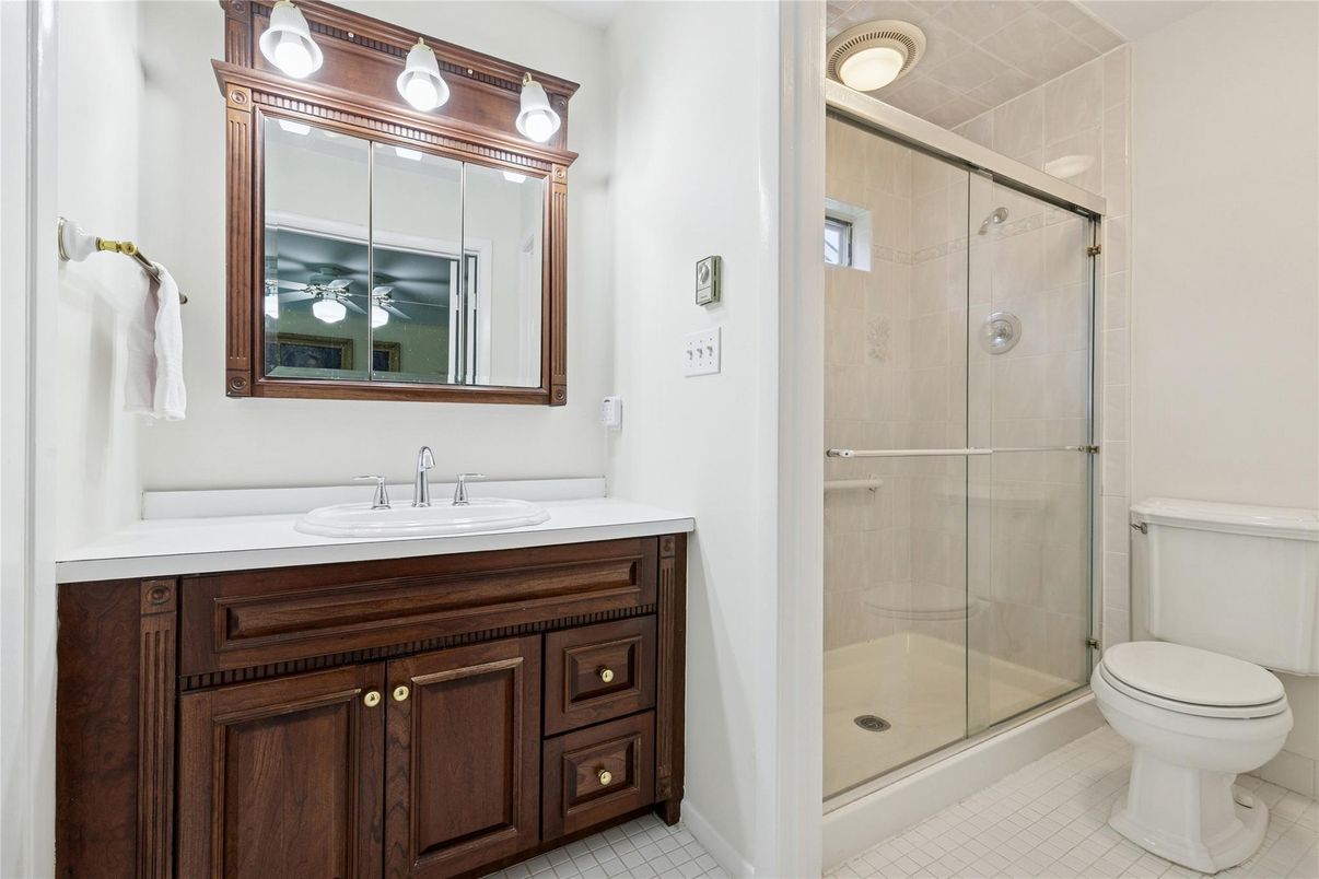 Bathroom, Glass Shower, Interior