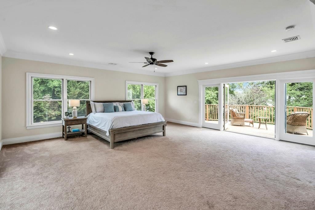 Bedroom, Interior, Recessed Lighting
