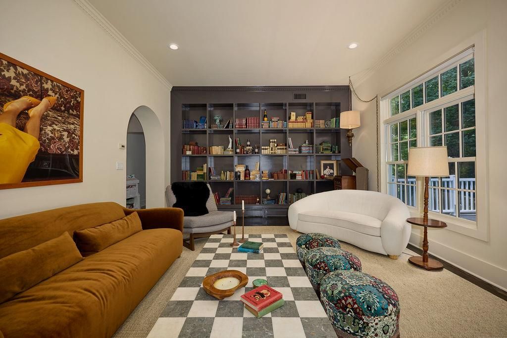 Interior, Living room, Recessed Lighting