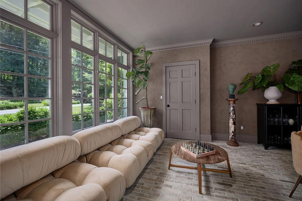 Interior, Living room, Recessed Lighting