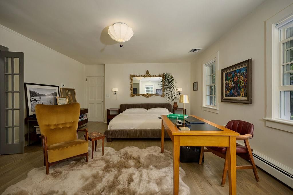 Bedroom, Home Office, Interior, Wood Texture Flooring