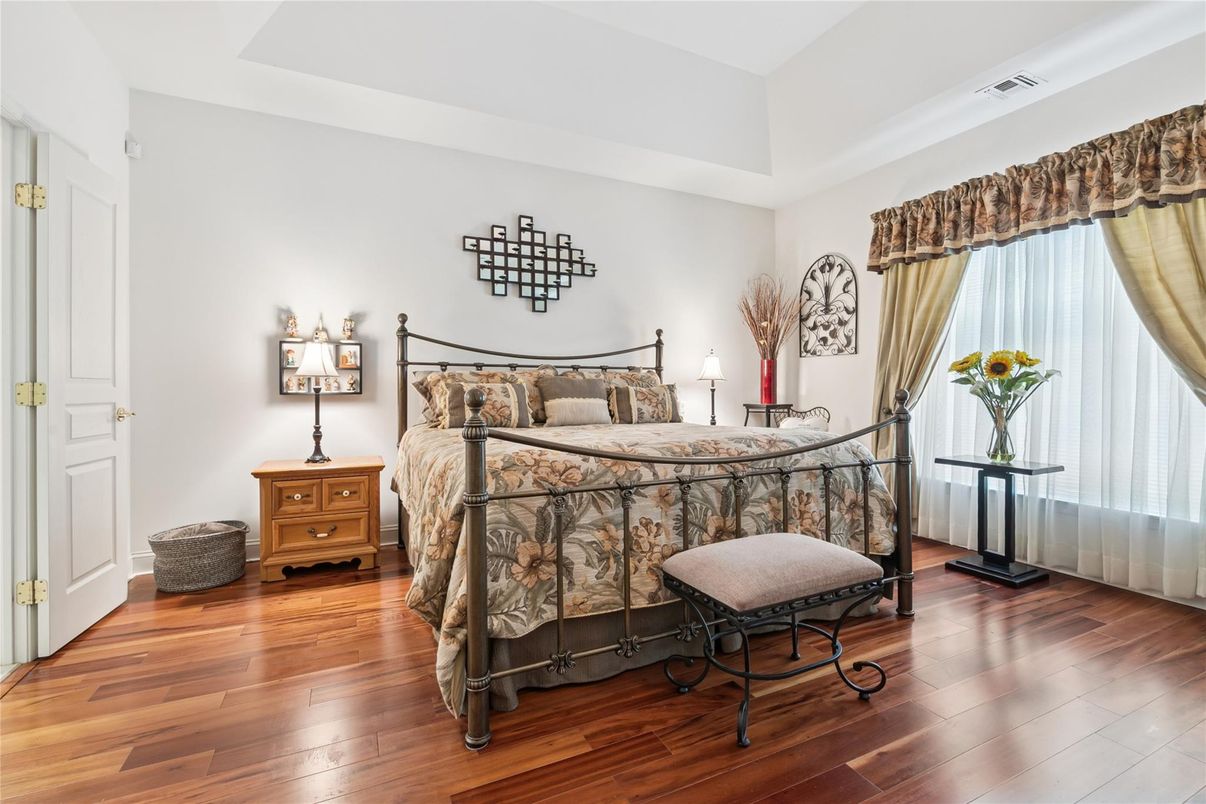 Bedroom, Interior, Wood Texture Flooring
