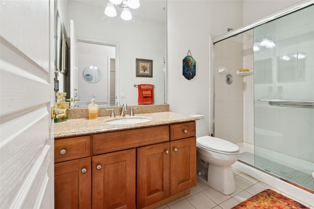 Bathroom, Glass Shower, Interior