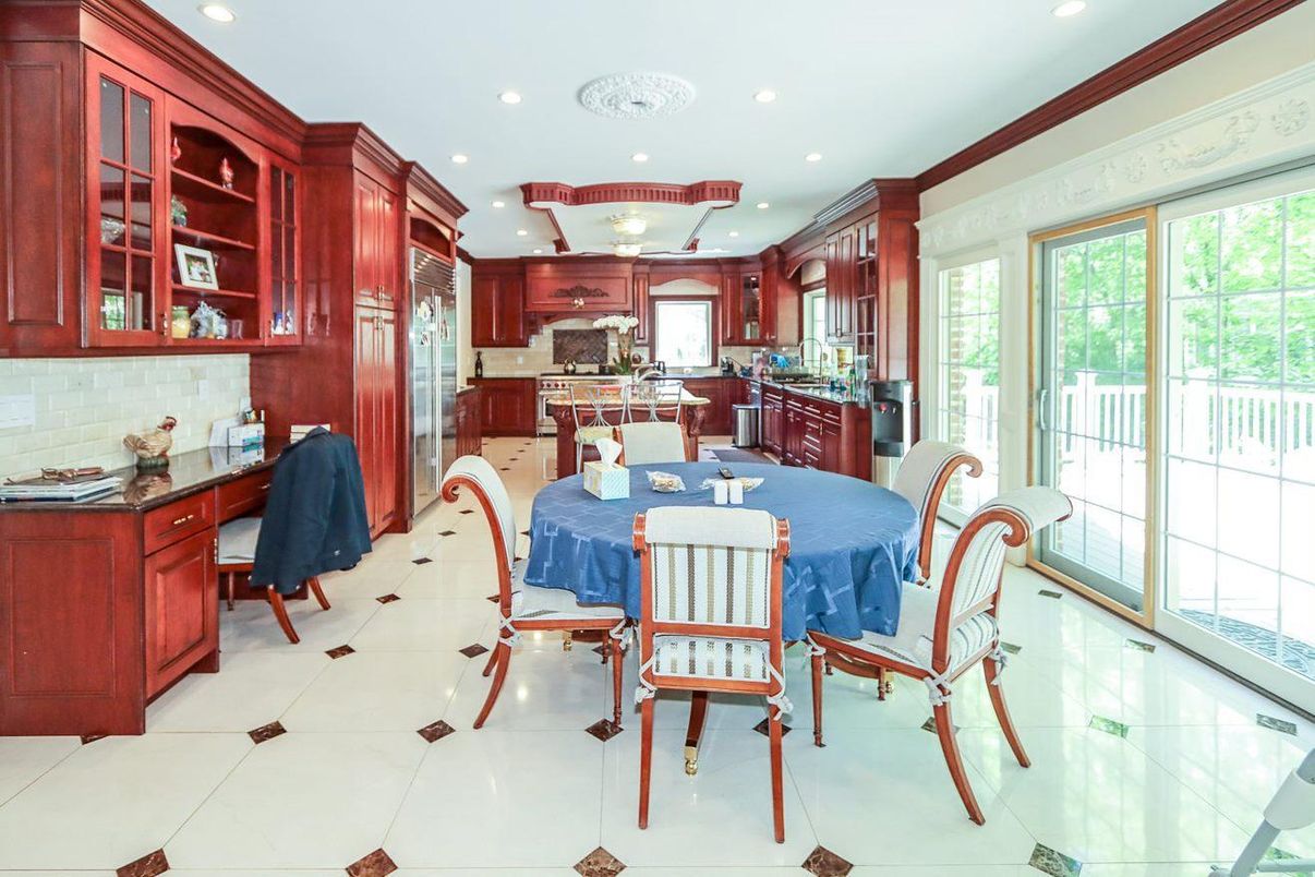 Dining room, Interior, Kitchen, Recessed Lighting