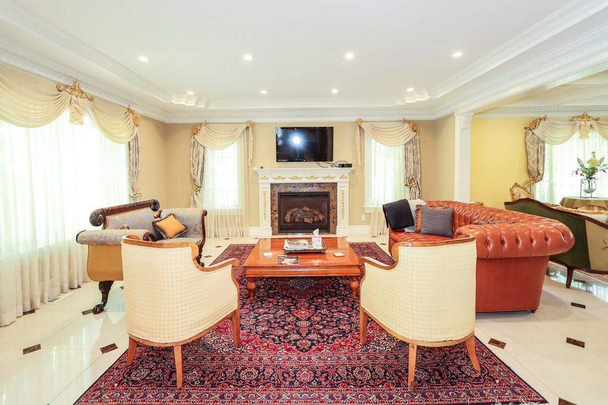 Fireplace, Interior, Living room, Recessed Lighting