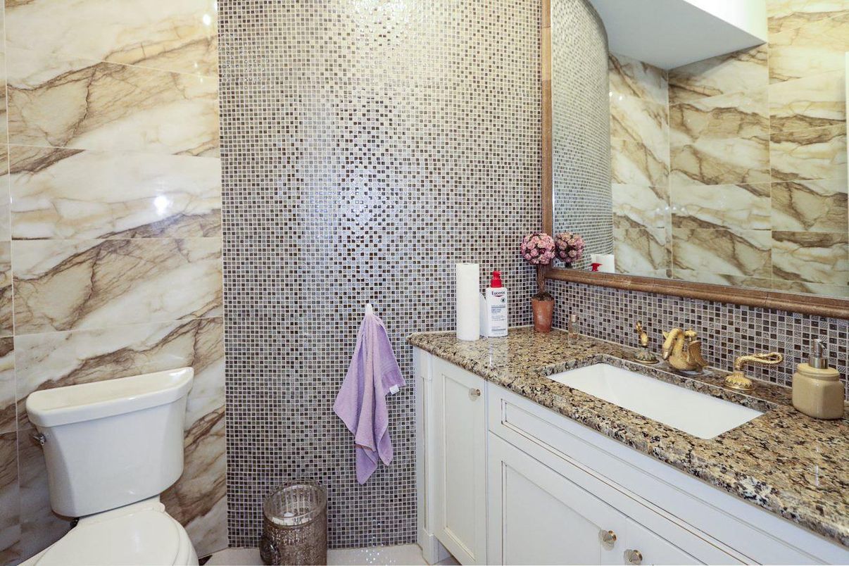 Bathroom, Interior, Marble Walls