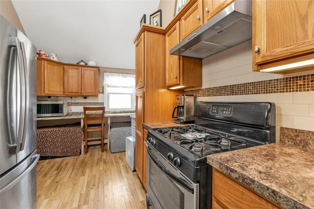 Interior, Kitchen, Wood Texture Flooring