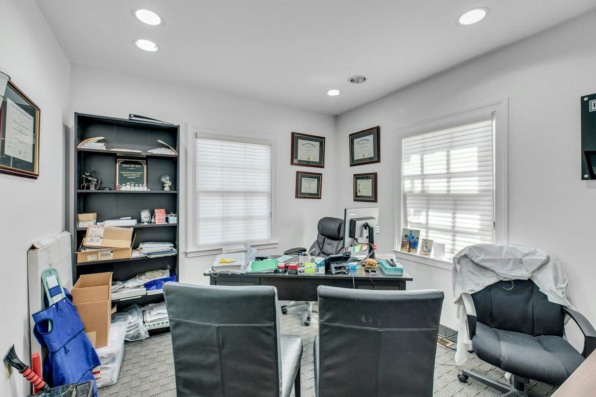 Home Office, Interior, Recessed Lighting