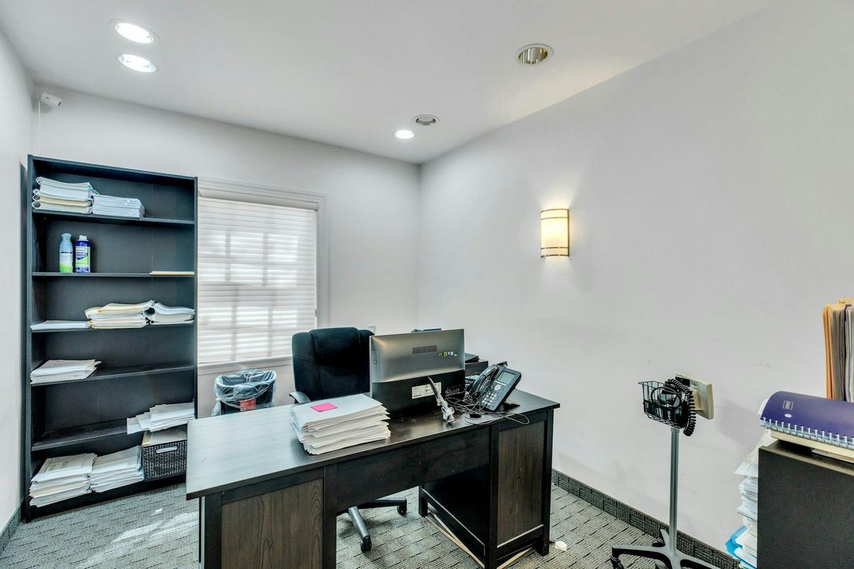 Home Office, Interior, Recessed Lighting