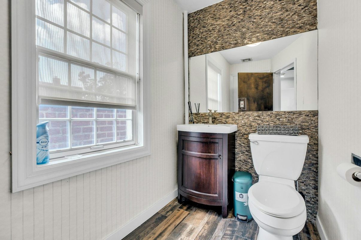 Bathroom, Interior, Wood Texture Flooring