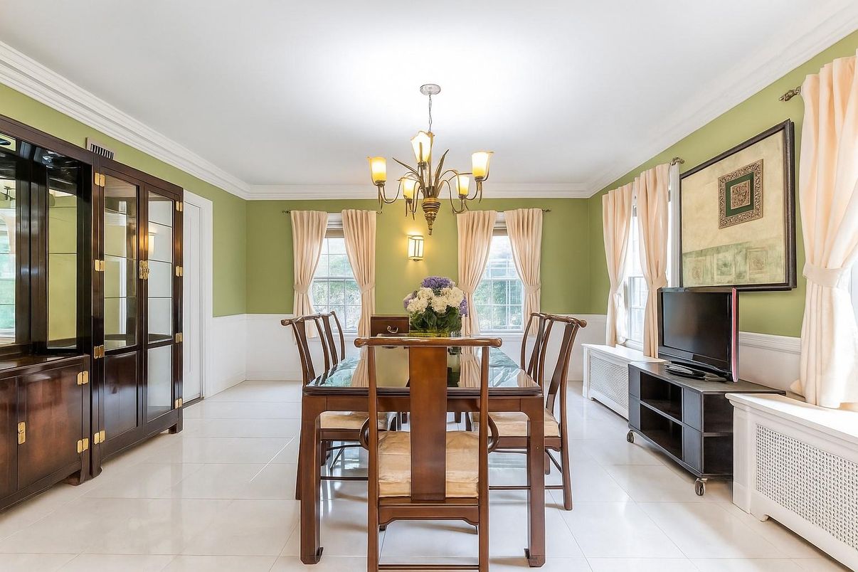 Chandelier, Dining room, Interior