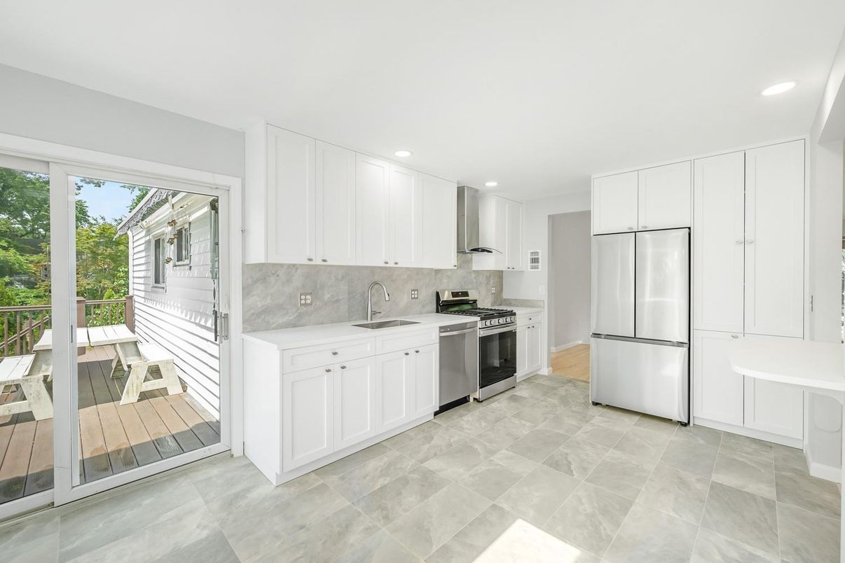 Interior, Kitchen, Recessed Lighting, Stainless Steel Appliances