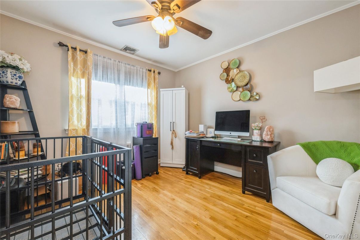 Home Office, Interior, Wood Texture Flooring