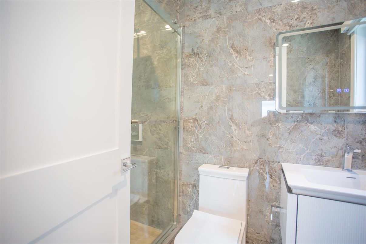 Bathroom, Glass Shower, Interior