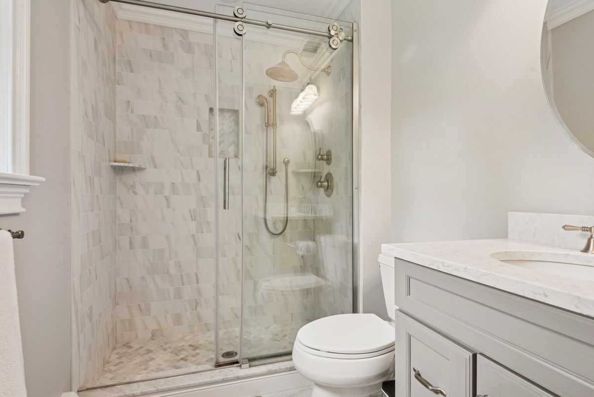 Bathroom, Glass Shower, Interior
