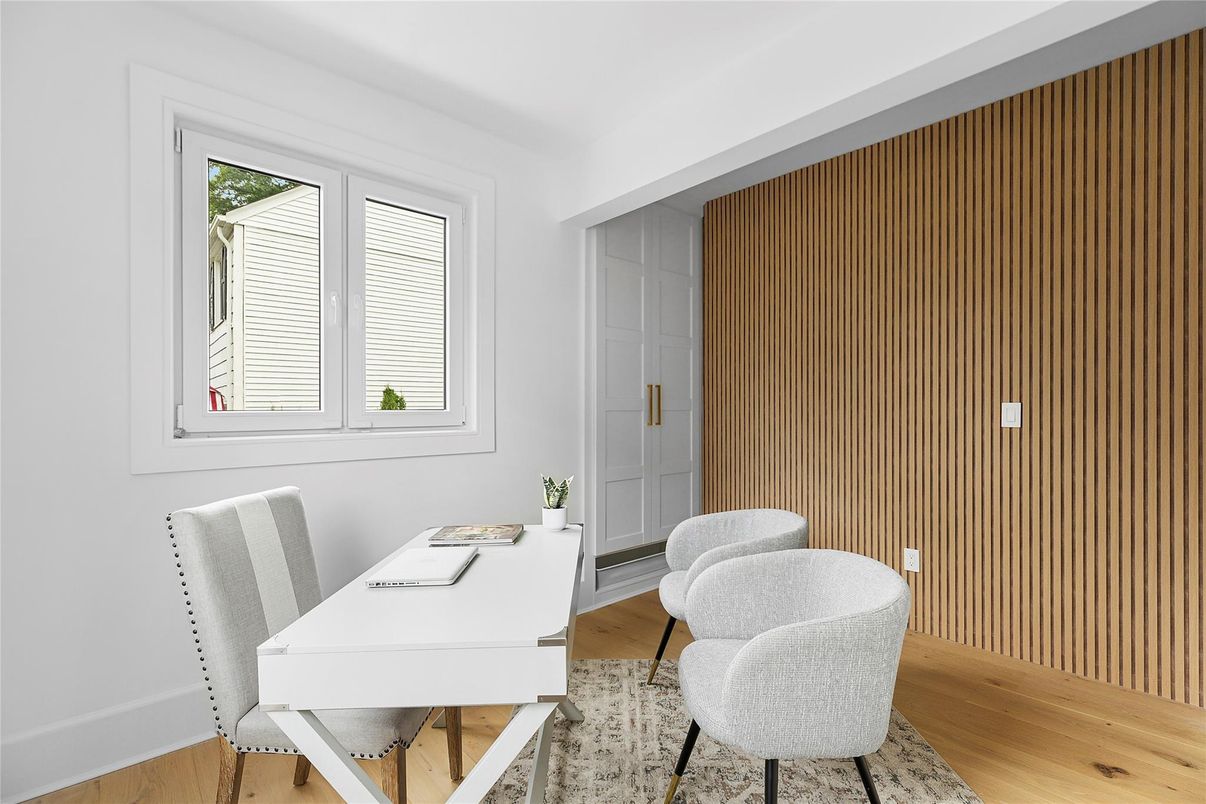Home Office, Interior, Wood Texture Flooring