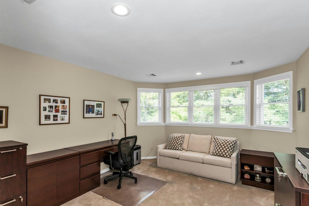 Home Office, Interior, Recessed Lighting