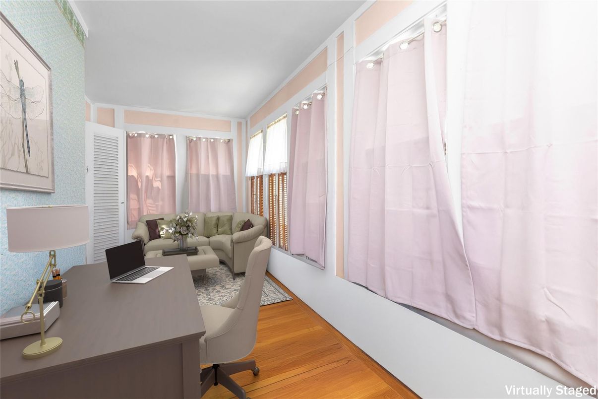 Home Office, Interior, Wood Texture Flooring