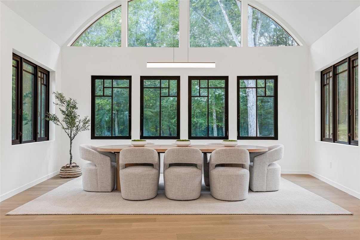 Dining room, Interior, Wood Texture Flooring