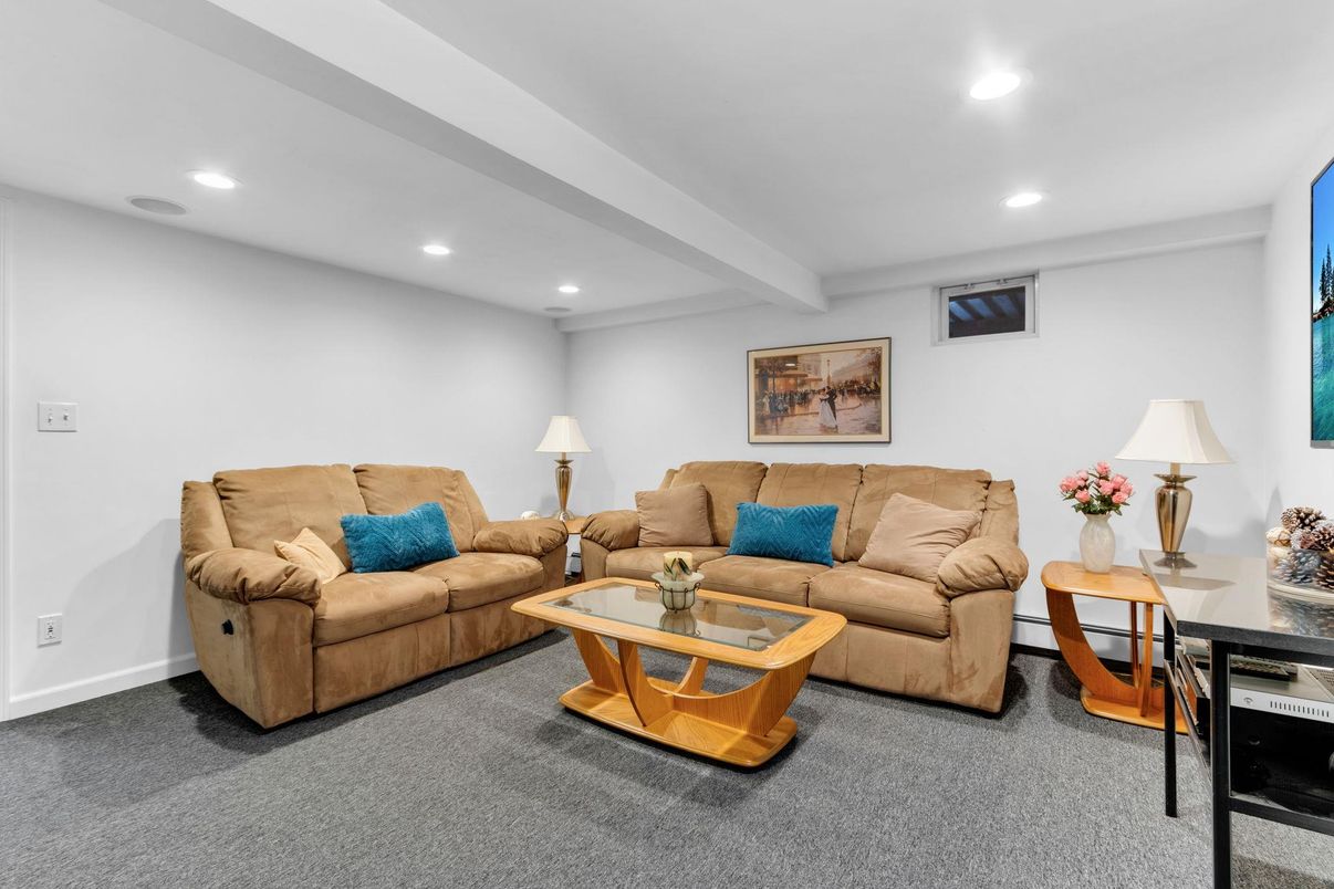 Interior, Living room, Recessed Lighting