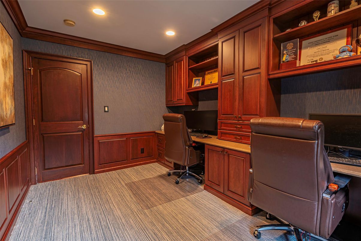 Home Office, Interior, Recessed Lighting