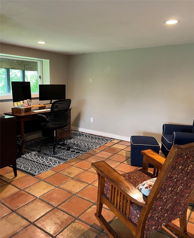 Home Office, Interior, Recessed Lighting