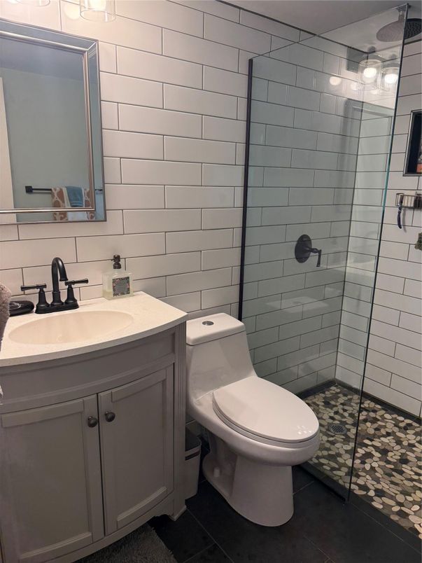 Bathroom, Glass Shower, Interior