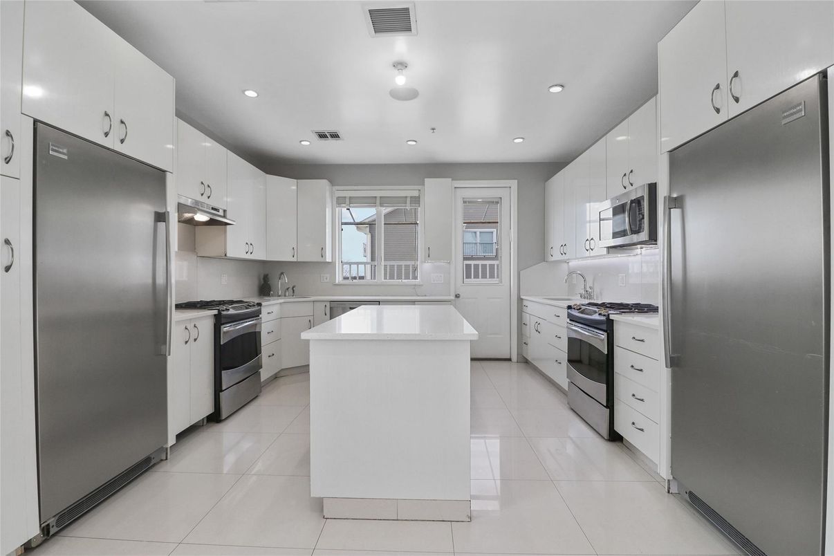 Interior, Kitchen, Recessed Lighting, Stainless Steel Appliances