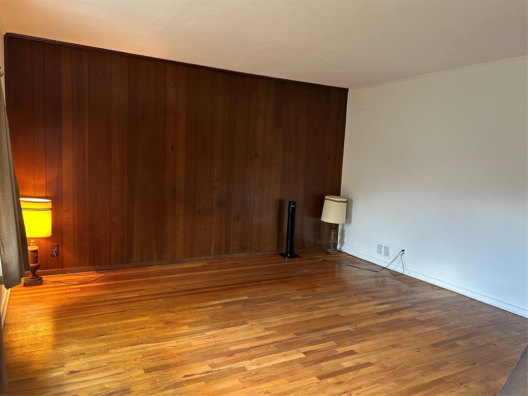 Empty room, Interior, Wood Texture Flooring, Wooden Walls