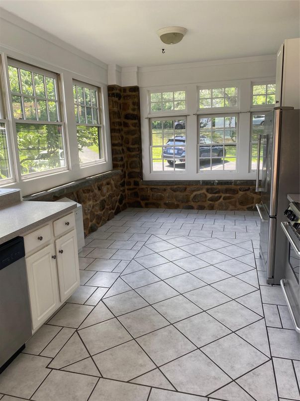Interior, Kitchen, Stone Walls