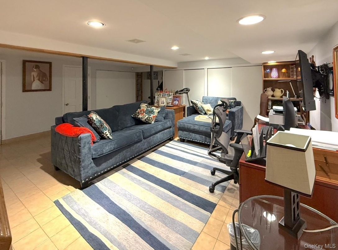 Home Office, Interior, Living room, Recessed Lighting