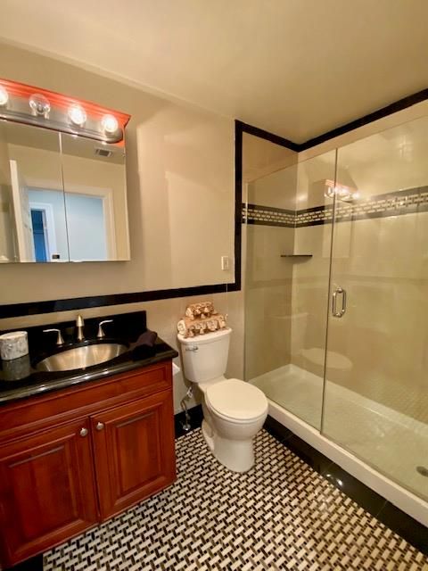 Bathroom, Glass Shower, Interior