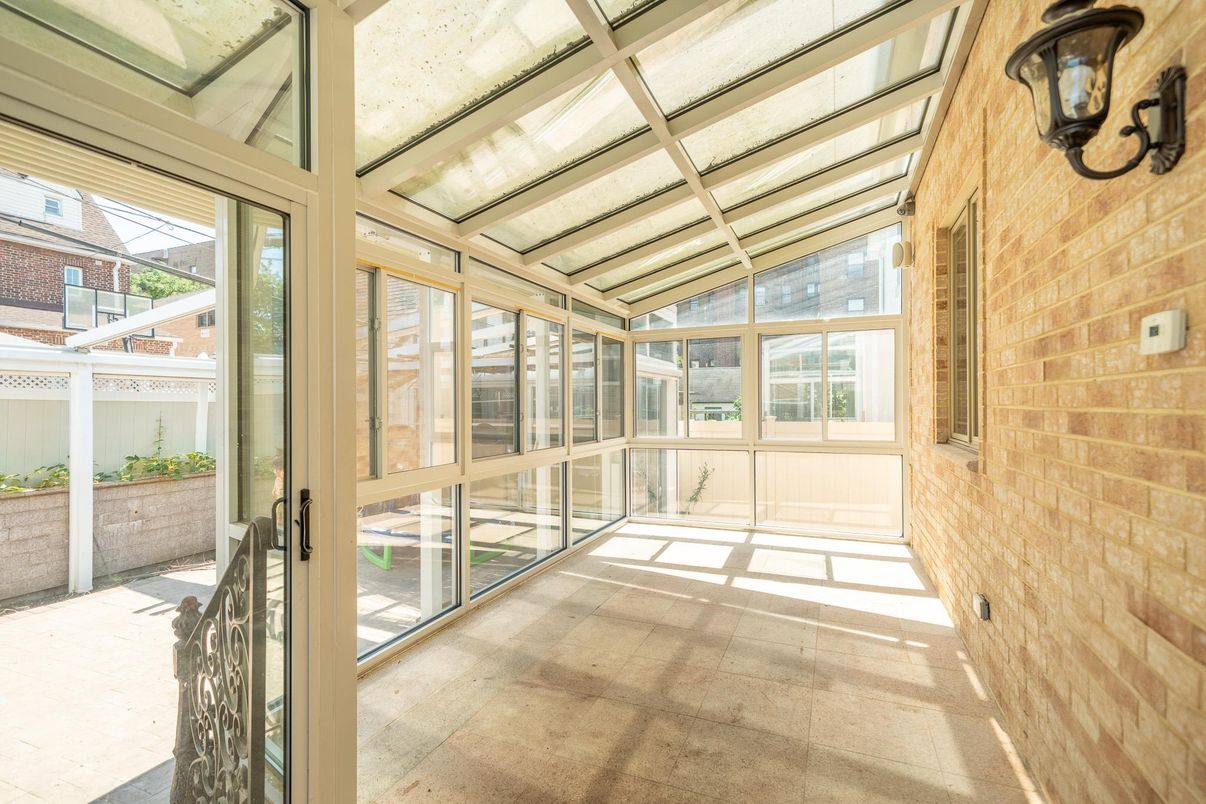 Interior, Stone Walls, Sun Room