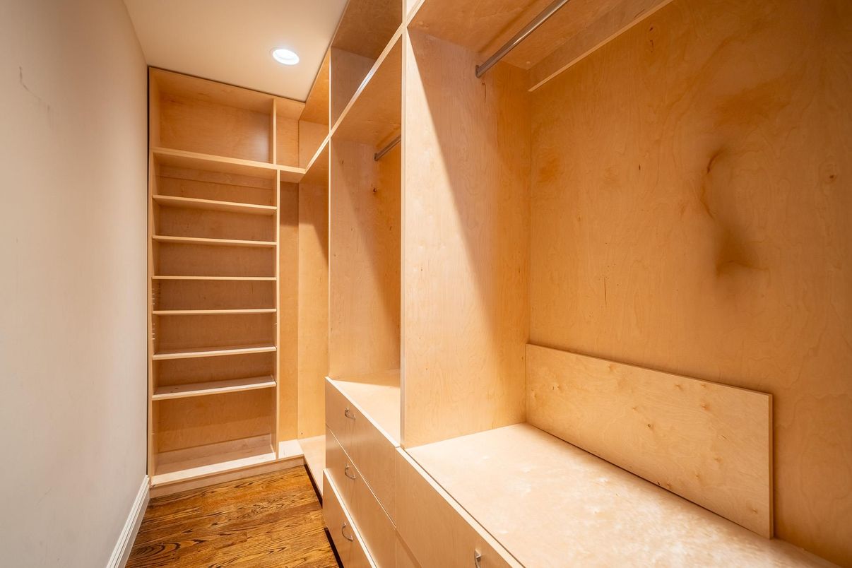 Interior, Recessed Lighting, Walk-in Closets, Wood Texture Flooring