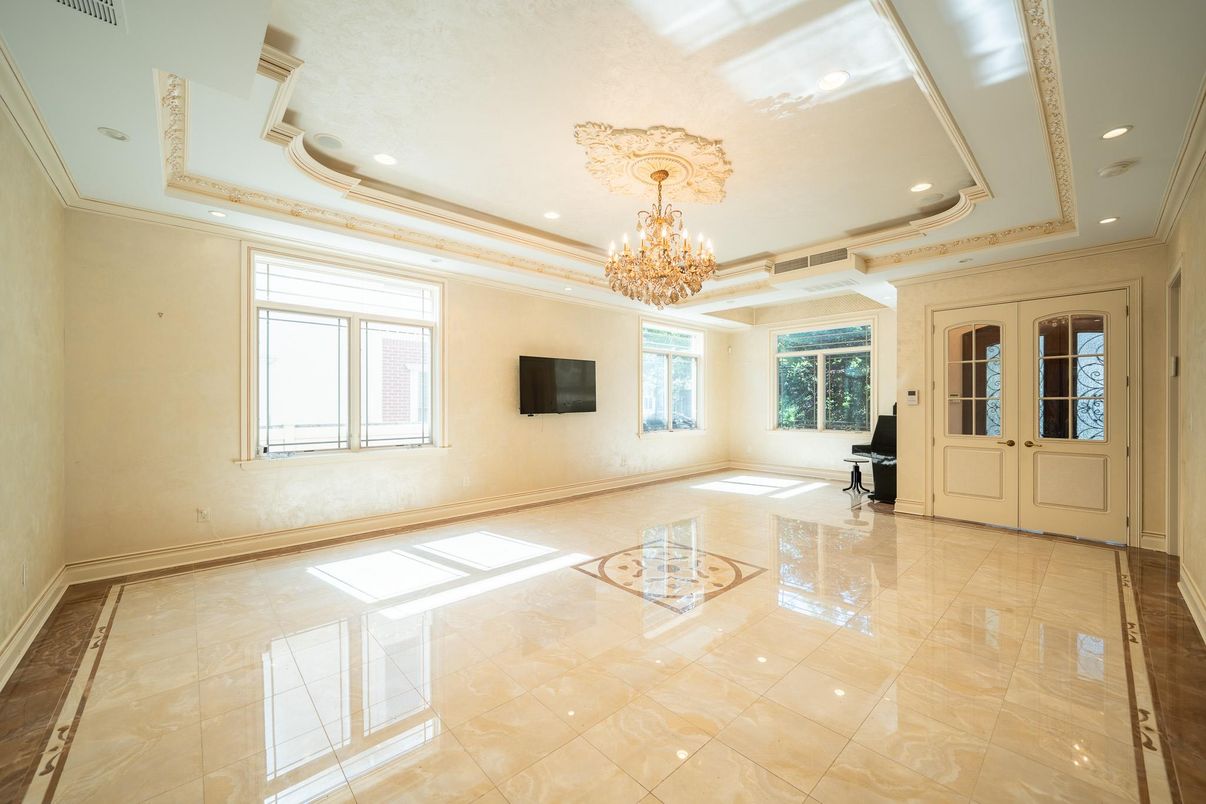 Chandelier, Interior, Recessed Lighting