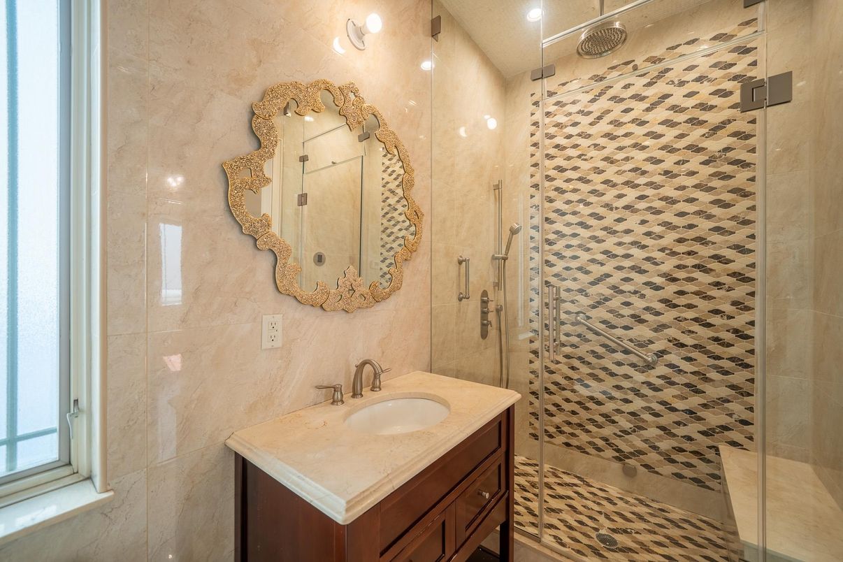 Bathroom, Glass Shower, Interior