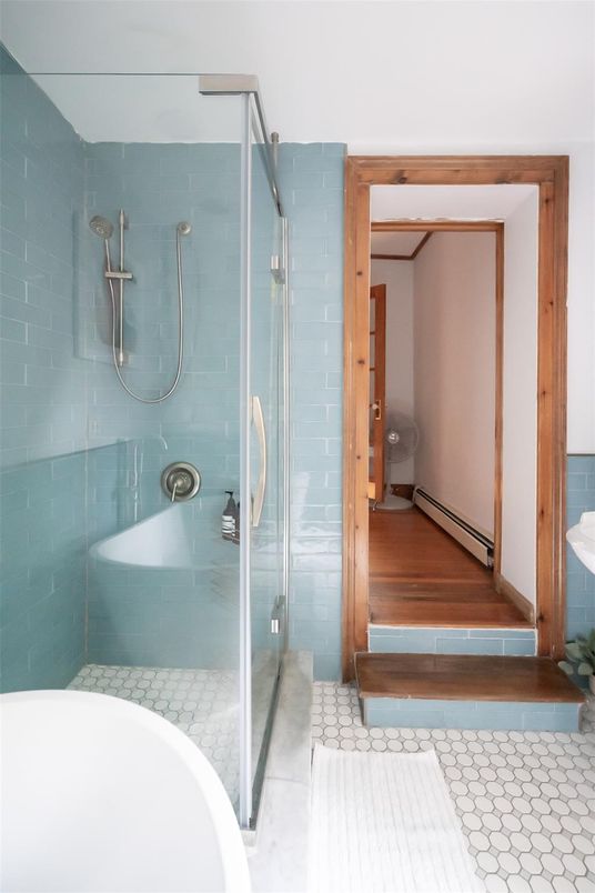 Bathroom, Glass Shower, Interior