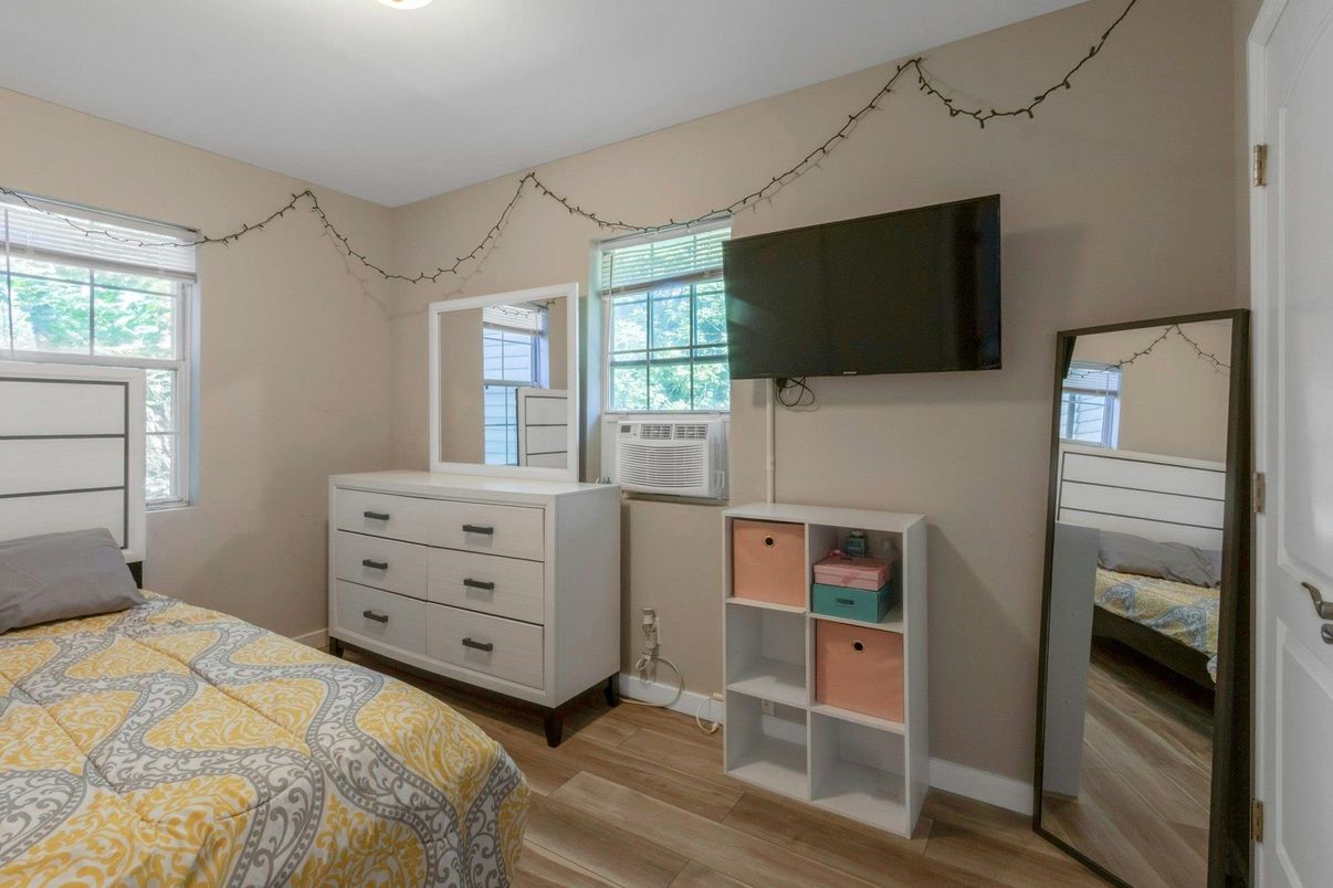 Bedroom, Interior, Wood Texture Flooring