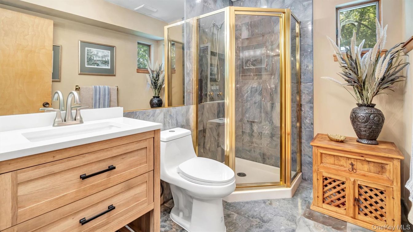 Bathroom, Glass Shower, Interior