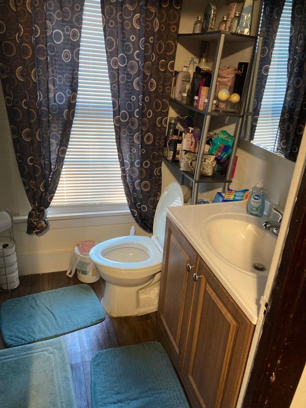 Bathroom, Interior, Wood Texture Flooring
