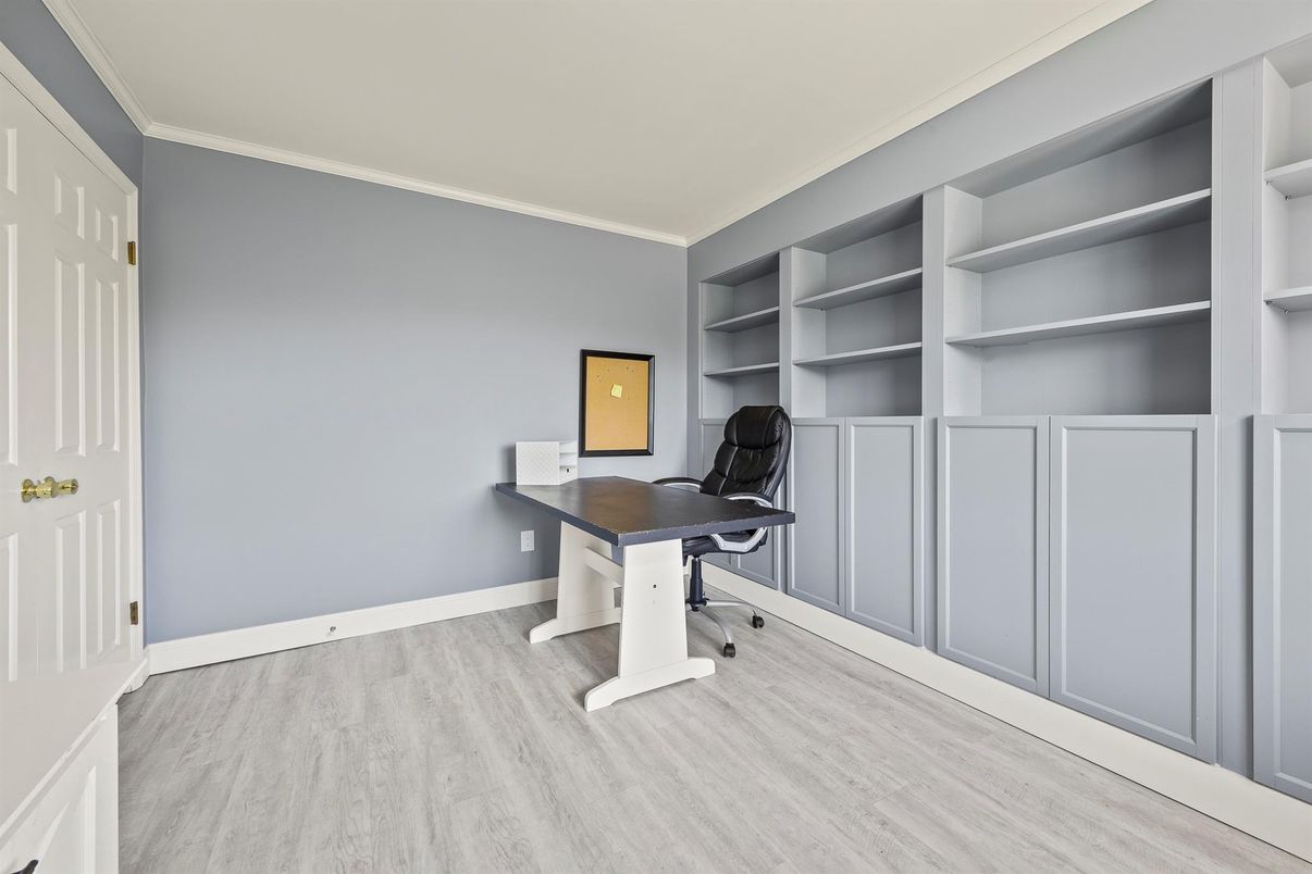 Home Office, Interior, Wood Texture Flooring