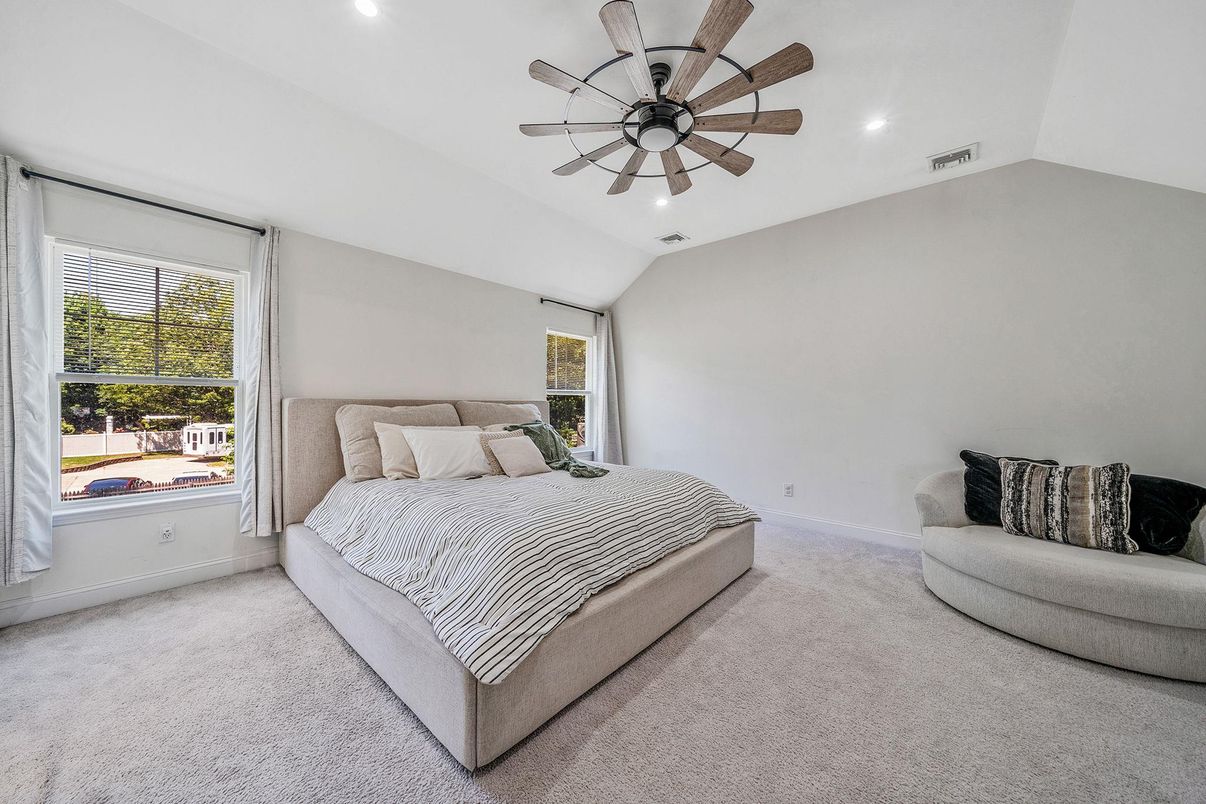 Bedroom, Interior, Recessed Lighting